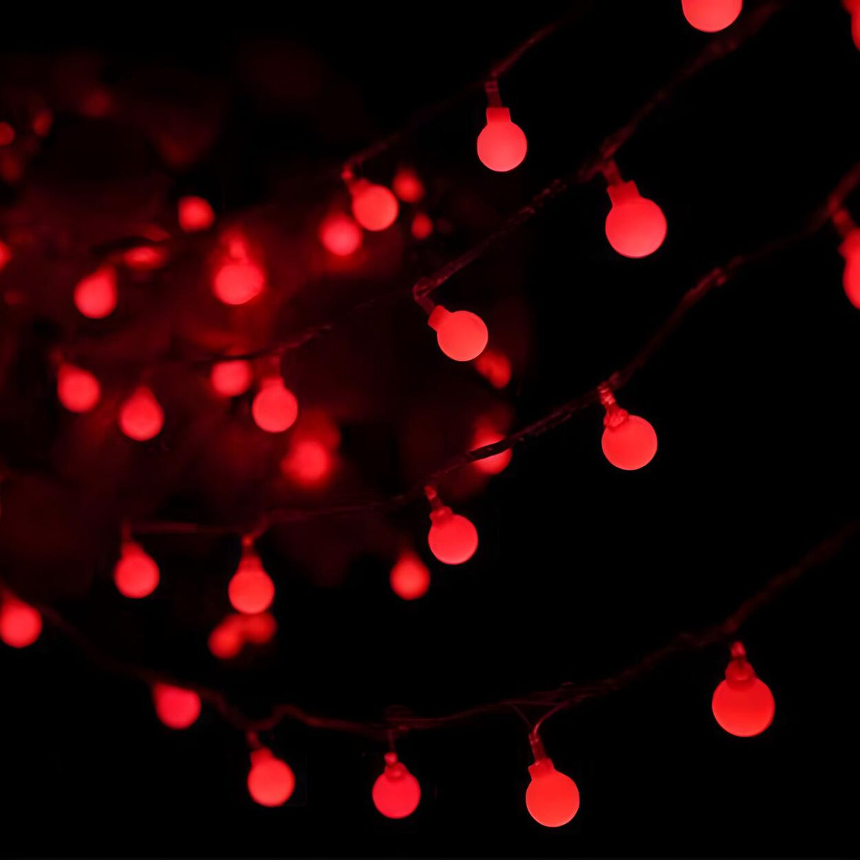Minimalist Outdoor Ball LED Christmas String Light Image - 11