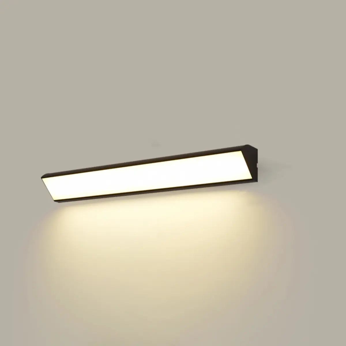 Minimalist Rectangle Metal LED Outdoor Wall Light White Image - 8