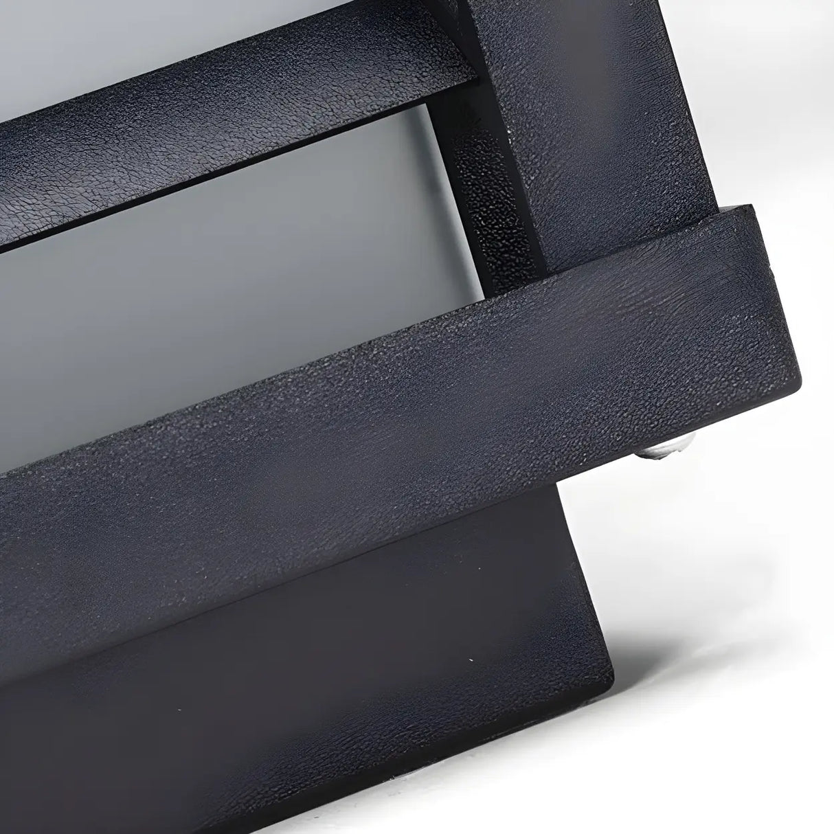 Minimalist Rectangular Metal Outdoor Pillar Table Lamp Image - 15