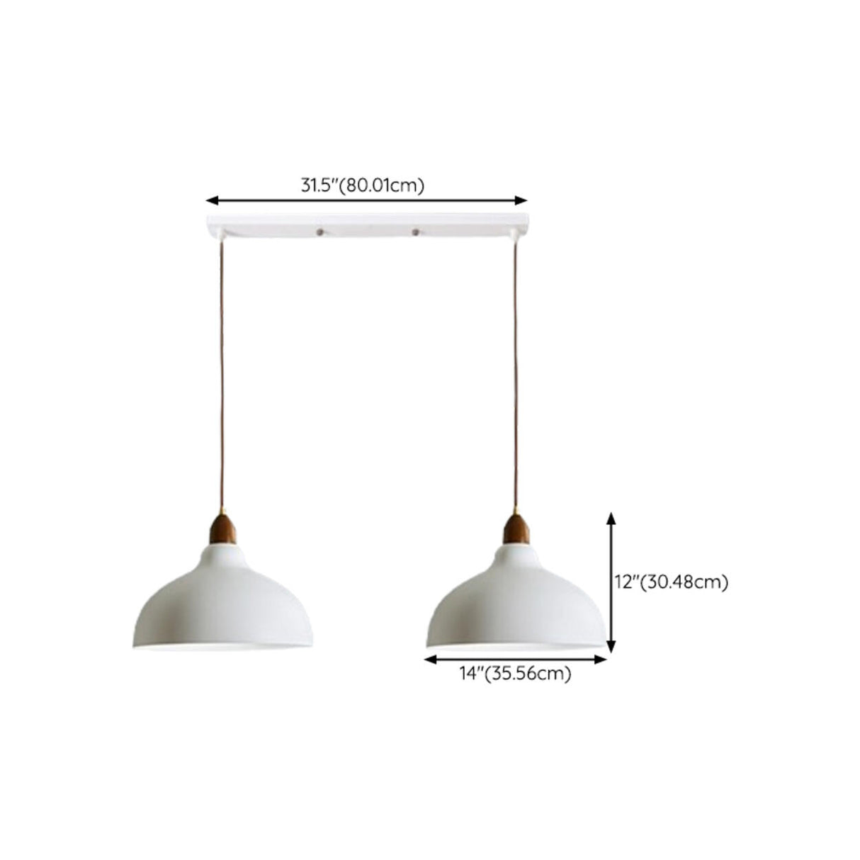 Minimalist White 3-Light Bowl Island Pendant Light