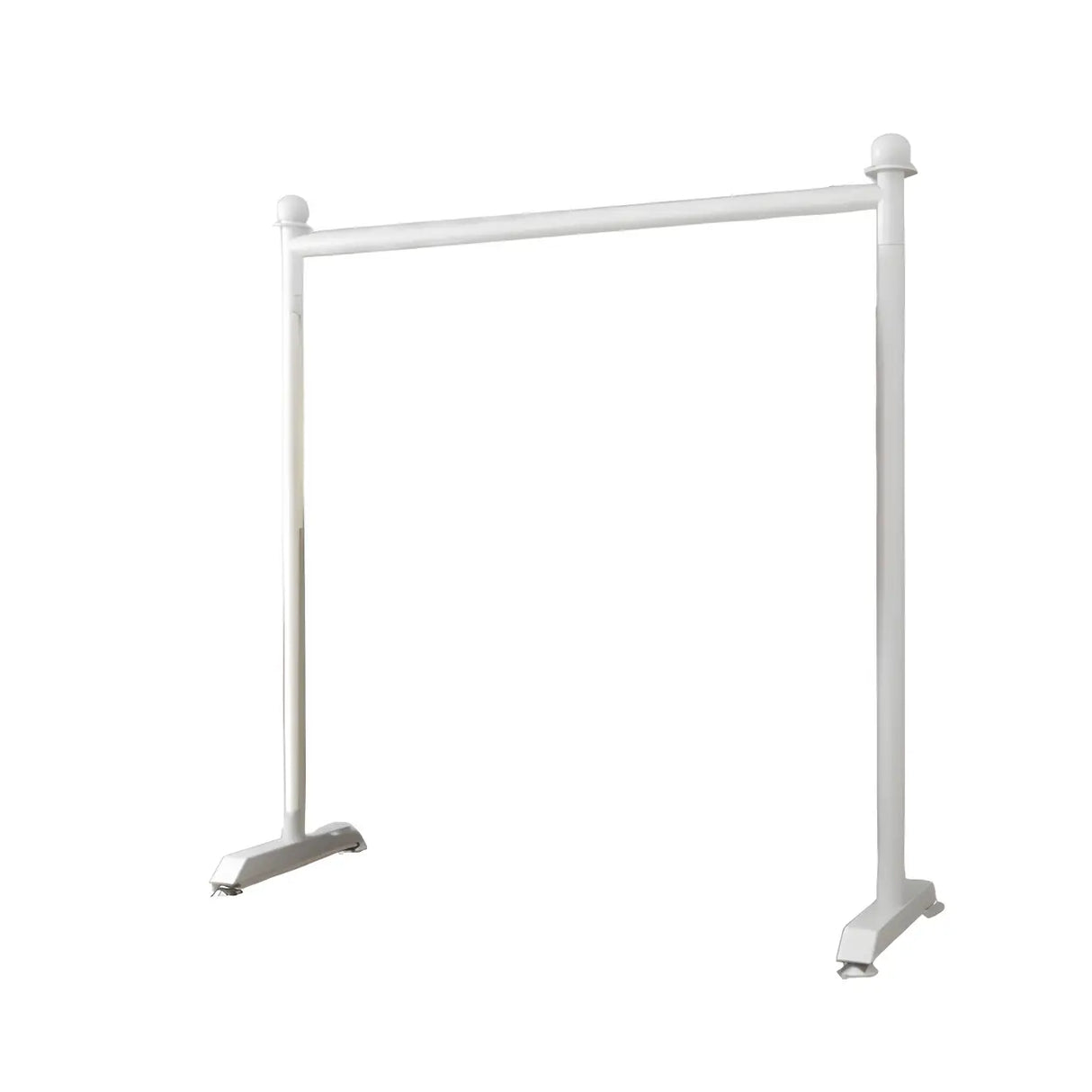 Minimalist White Metal Large Entryway Freestanding Coat Rack Image - 2