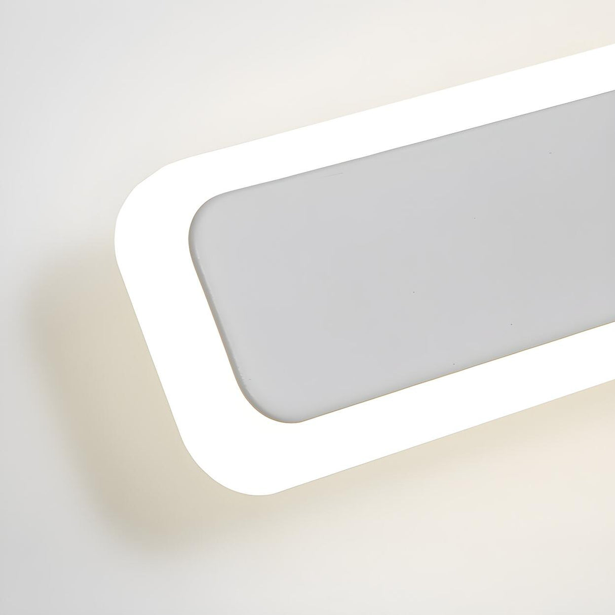 Minimalist White Metal Long Linear LED Wall Sconce Image - 11