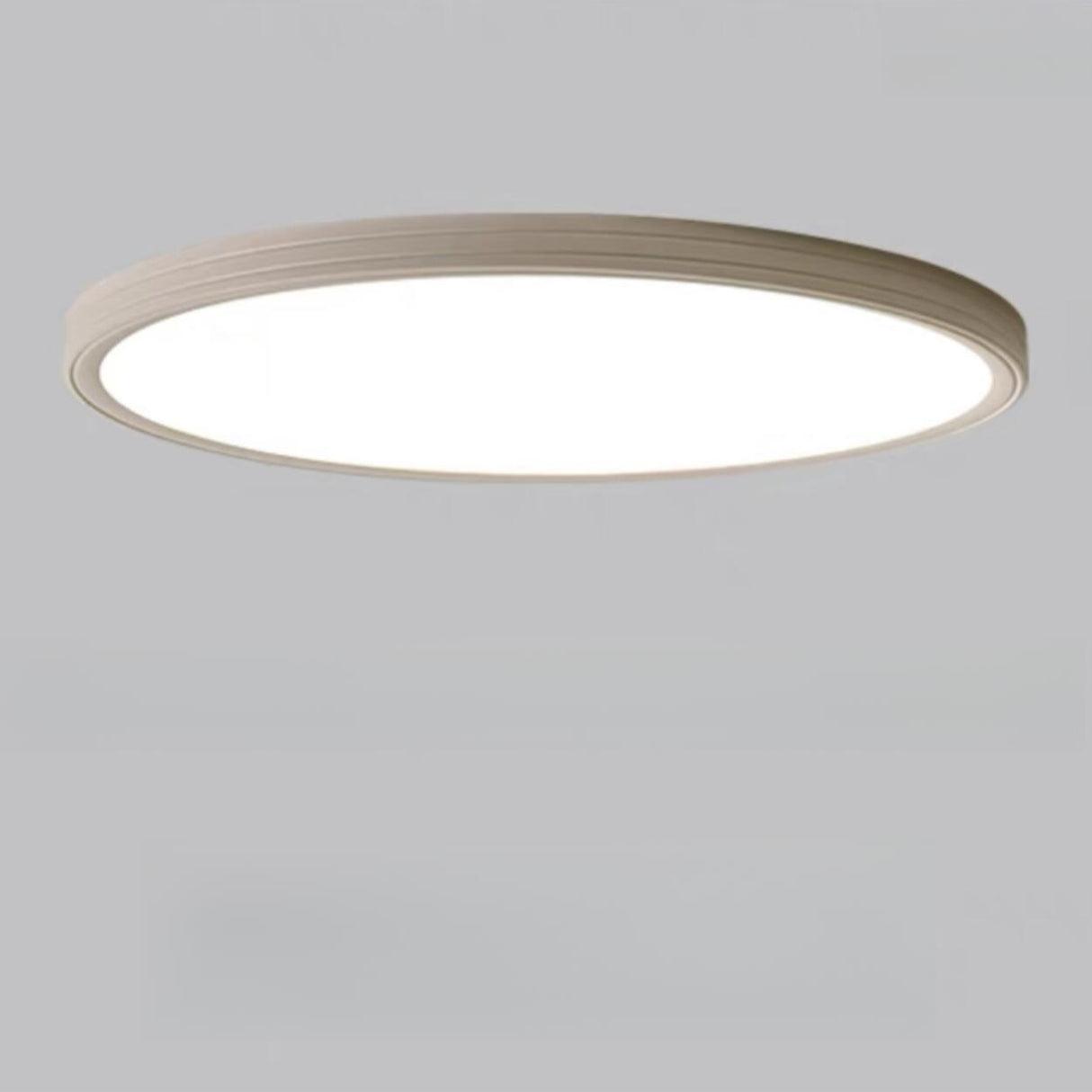 Minimalist White Rectangle LED Flush Mount Ceiling Lamp Image - 12