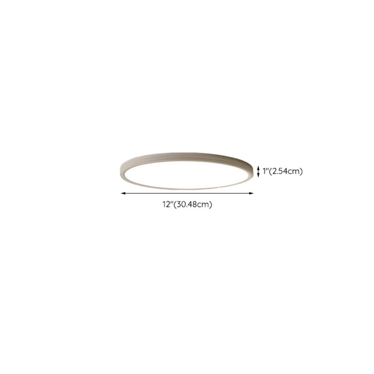 Minimalist White Rectangle LED Flush Mount Ceiling Lamp