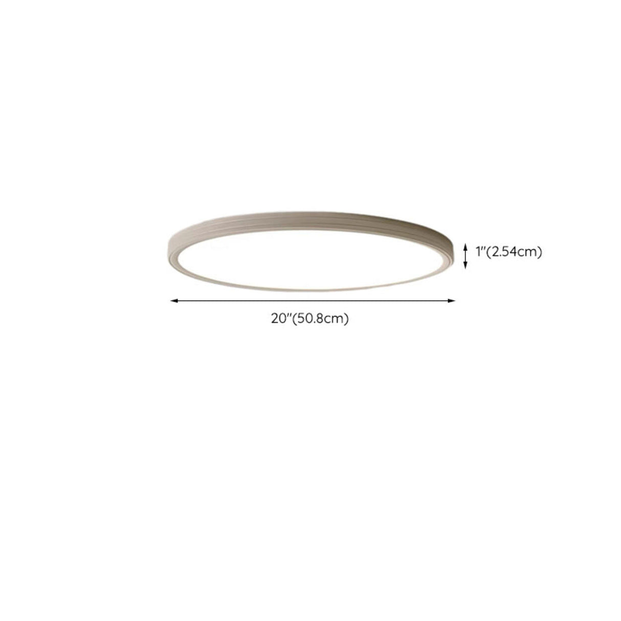 Minimalist White Rectangle LED Flush Mount Ceiling Lamp Image - 26