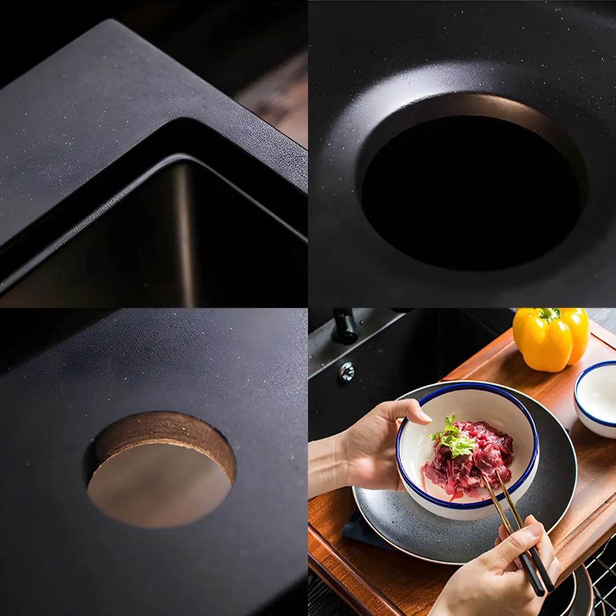 Minimalist White Square Sink for Kitchen Space Image - 16