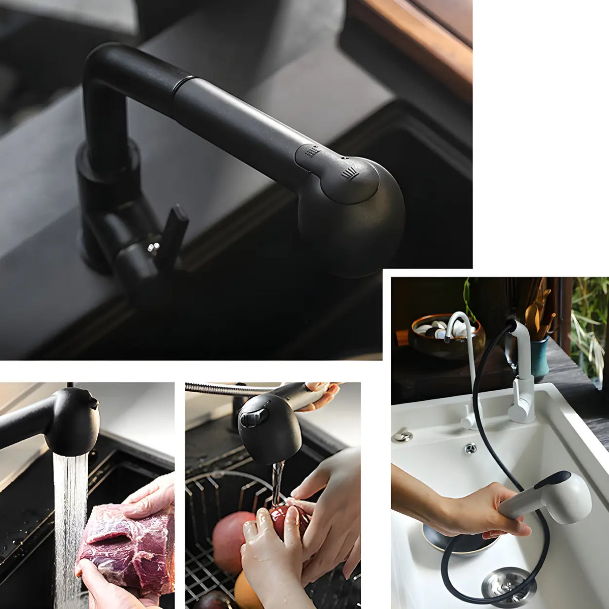 Minimalist White Square Sink for Kitchen Space Image - 24