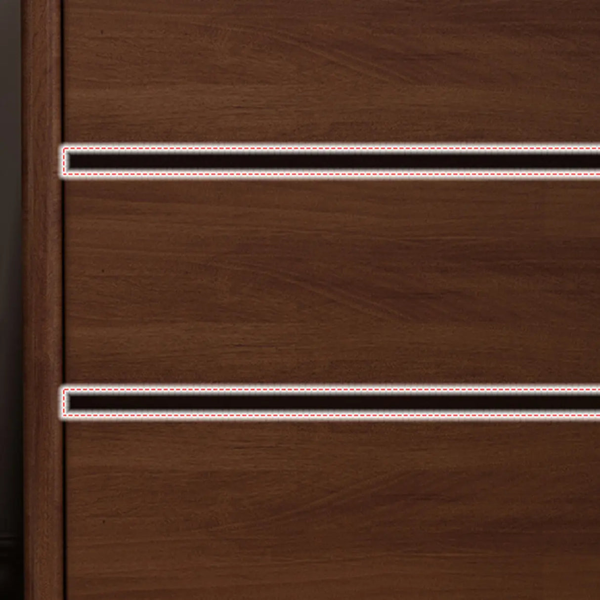 Mobile Vertical Short Wood Filing Cabinet with Drawers Image - 7