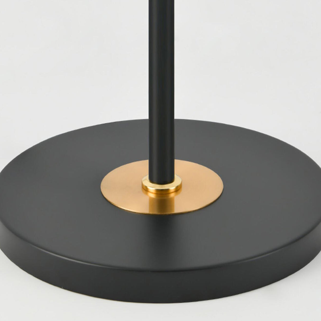 Modern 2-Tier Metal Drum Fabric Floor Lamp Foot Switch Image - 7