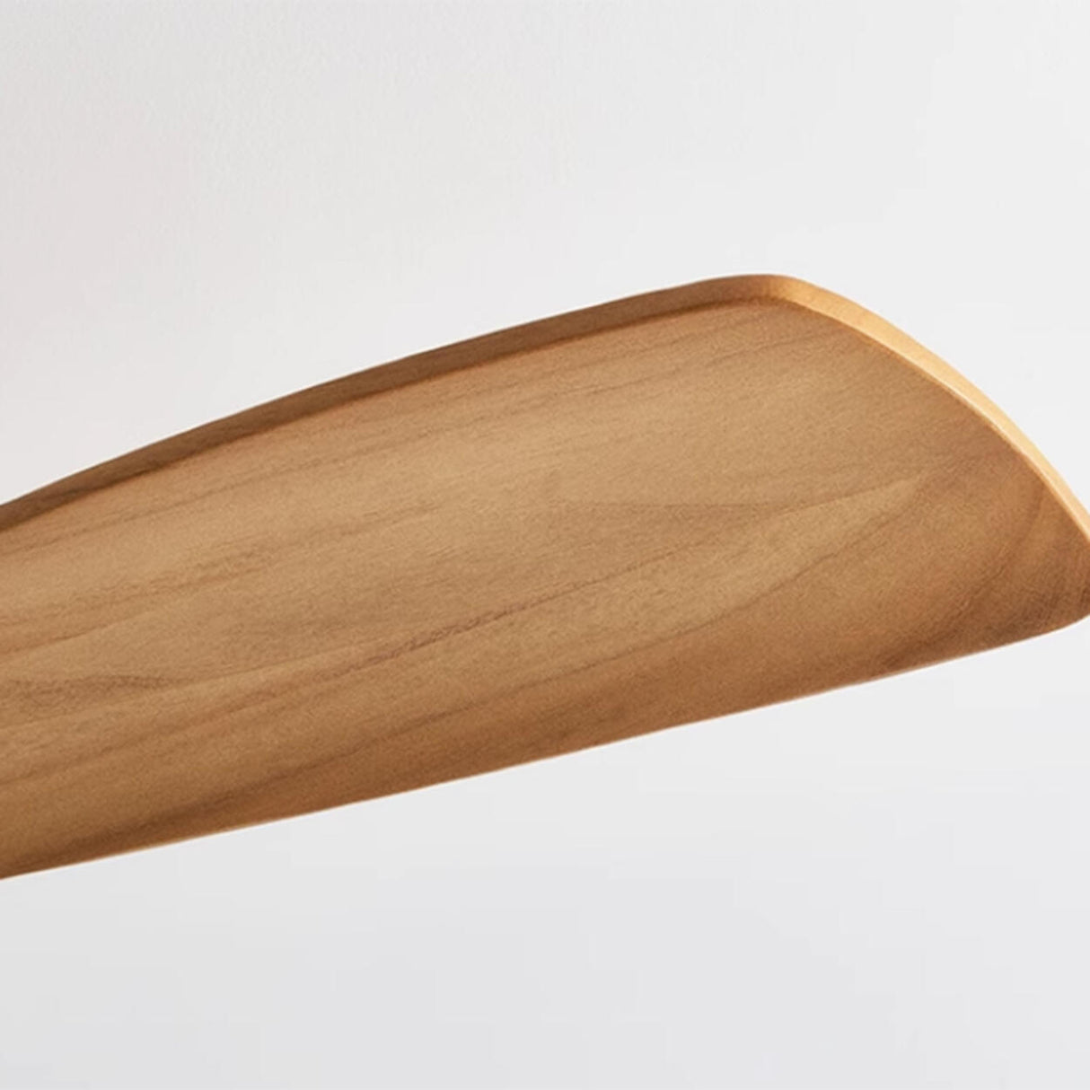 Modern 3 Solid Wood Blades Ceiling Fan with LED Light Image - 8