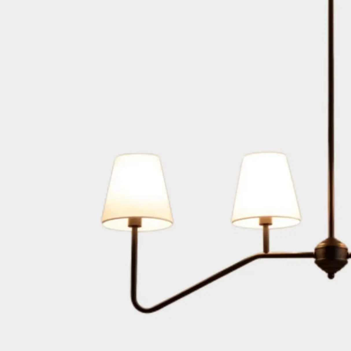 Modern 4-Light Black Cone Dining Room Island Light Image - 8