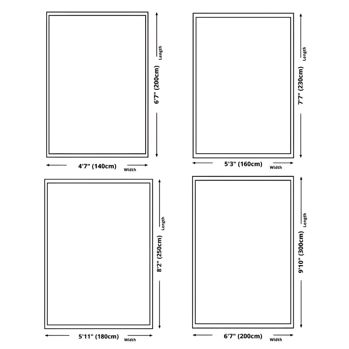 Modern Abstract Polyester Gray Large Anti-Slip Area Rug