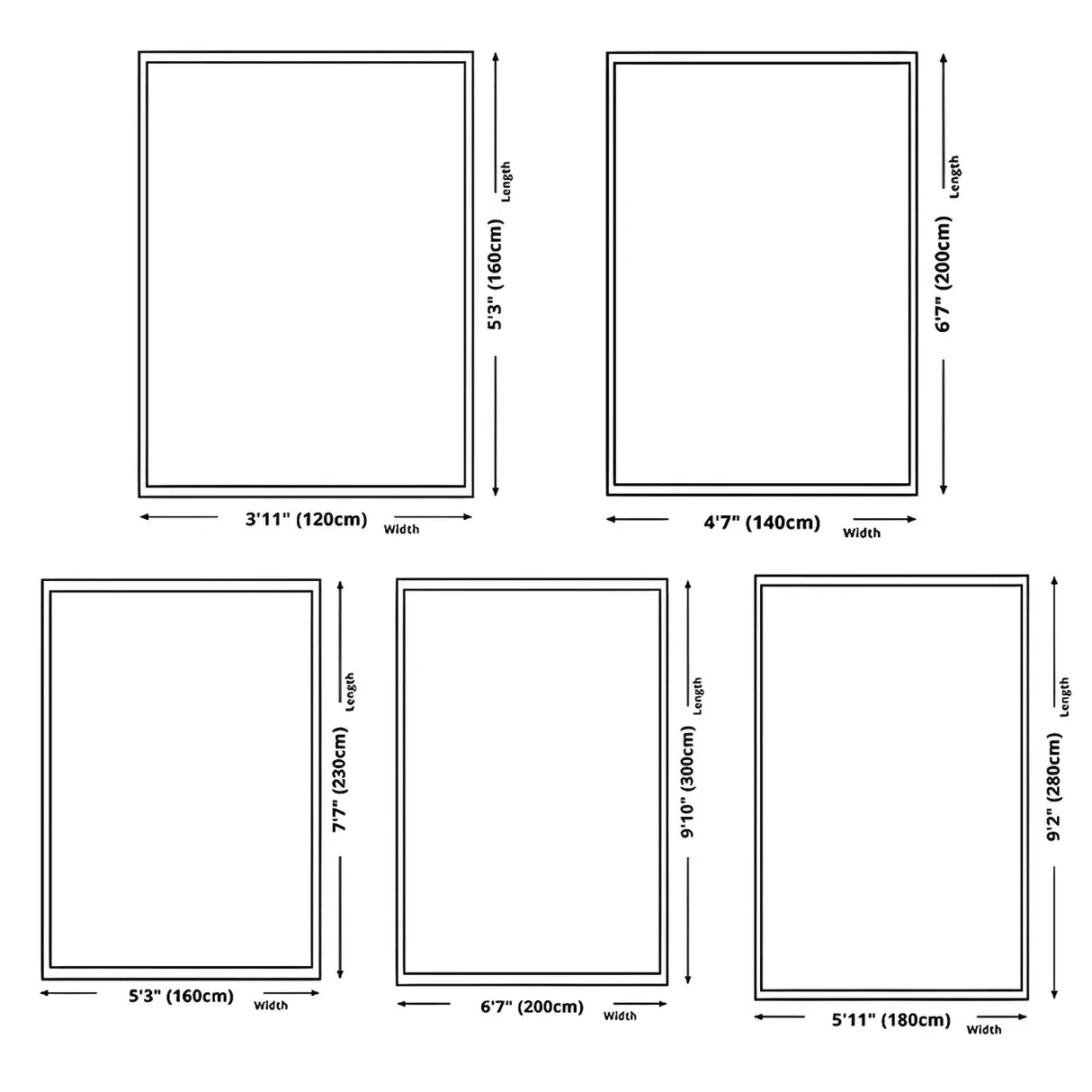 Modern Abstract Polyester Living Room Multicolor Rug Image - 6