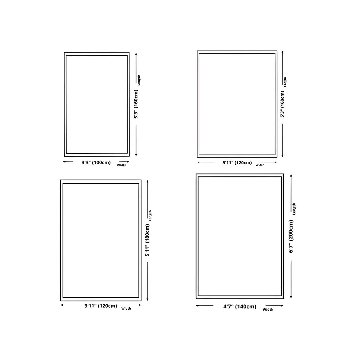 Modern Abstract Polyester Rectangular Green Area Rug Image - 19