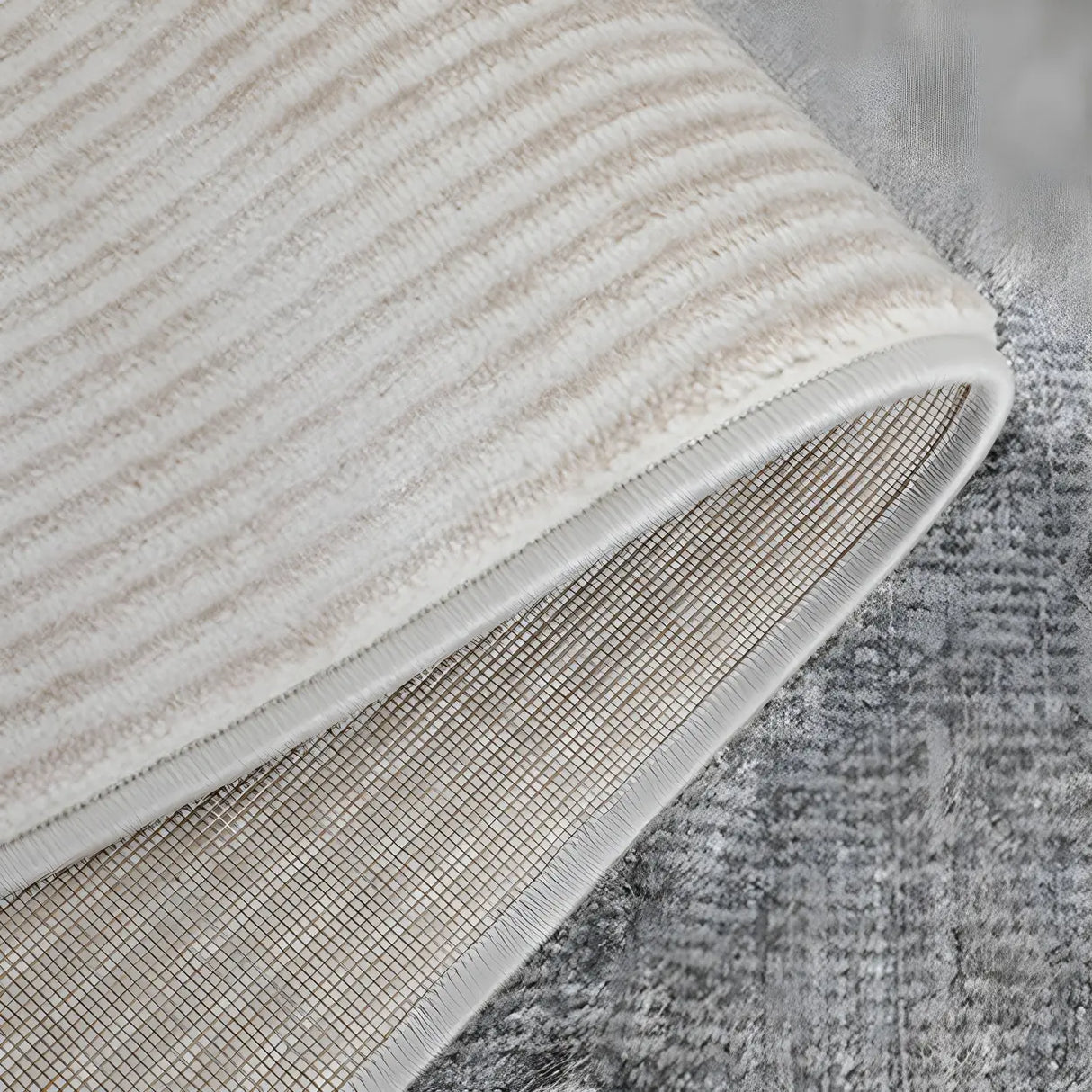 Modern Abstract Rectangle Stain-Resistant Area Rug Image - 7