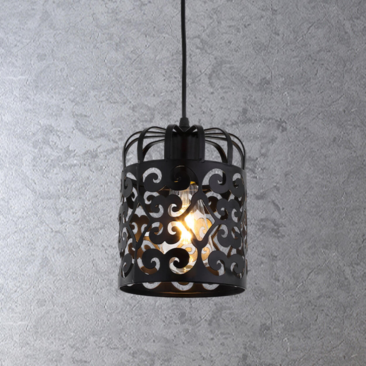 Modern Abstract Wireframe Woven Globe Pendant Light Image - 11