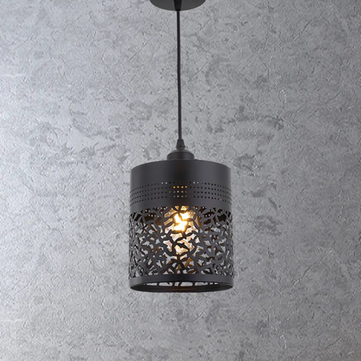 Modern Abstract Wireframe Woven Globe Pendant Light Image - 2