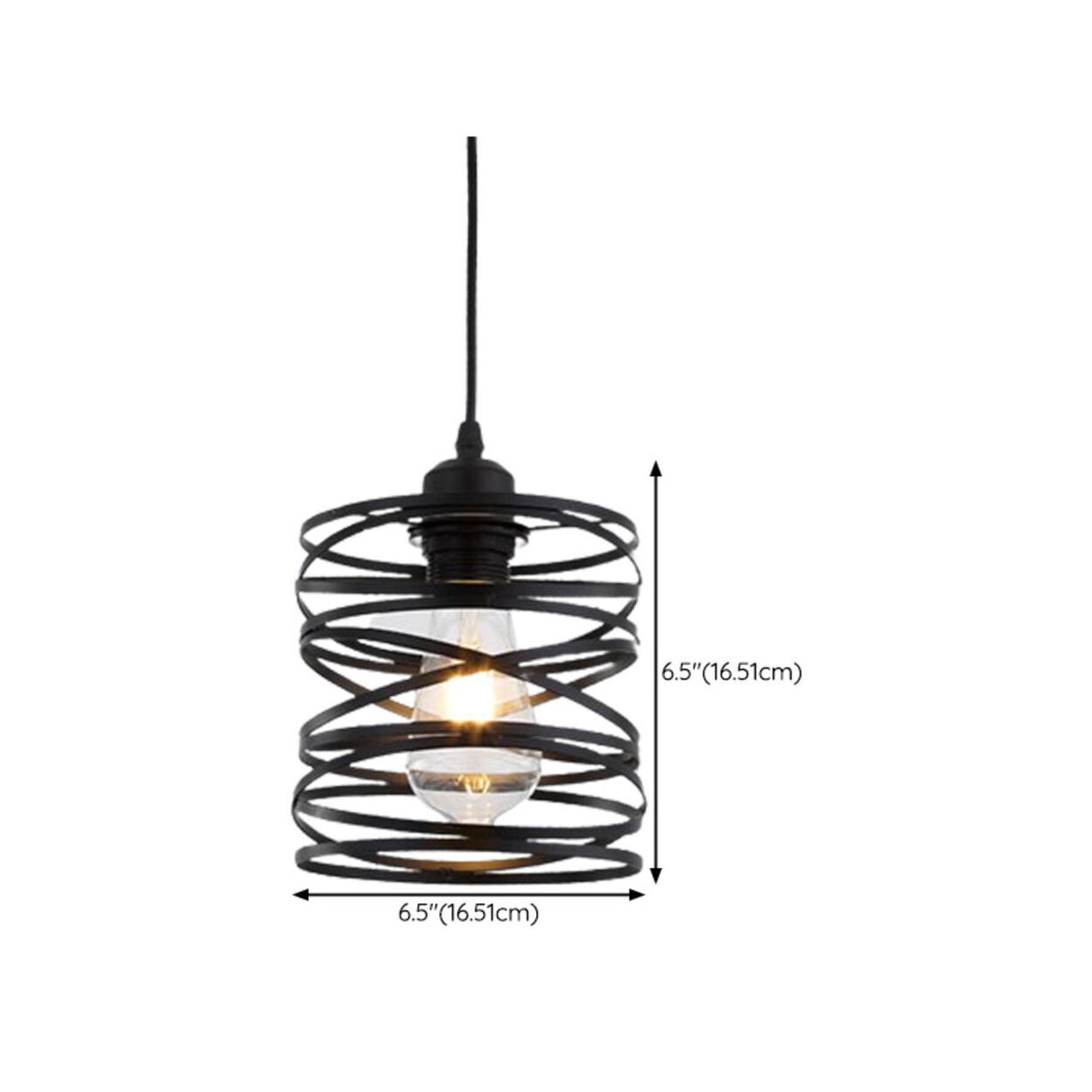 Modern Abstract Wireframe Woven Globe Pendant Light Image - 22