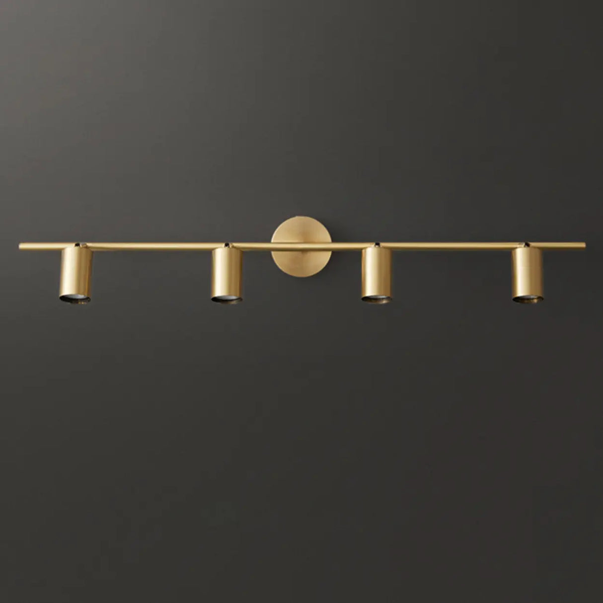 Modern Adjustable Gold Cylinder Vanity Wall Light Image - 14