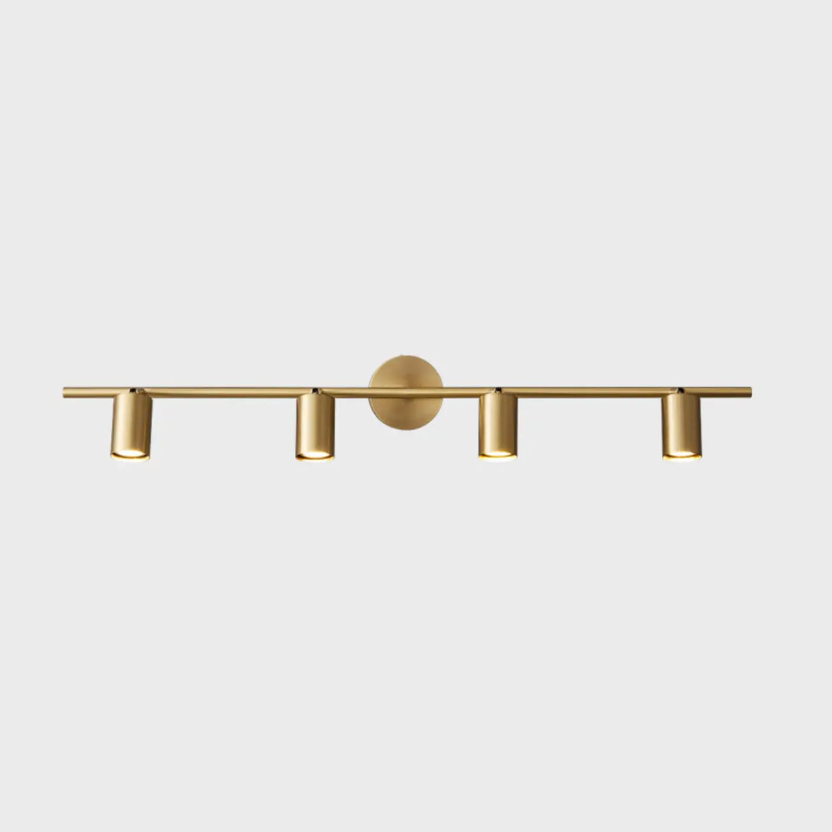 Modern Adjustable Gold Cylinder Vanity Wall Light Image - 8