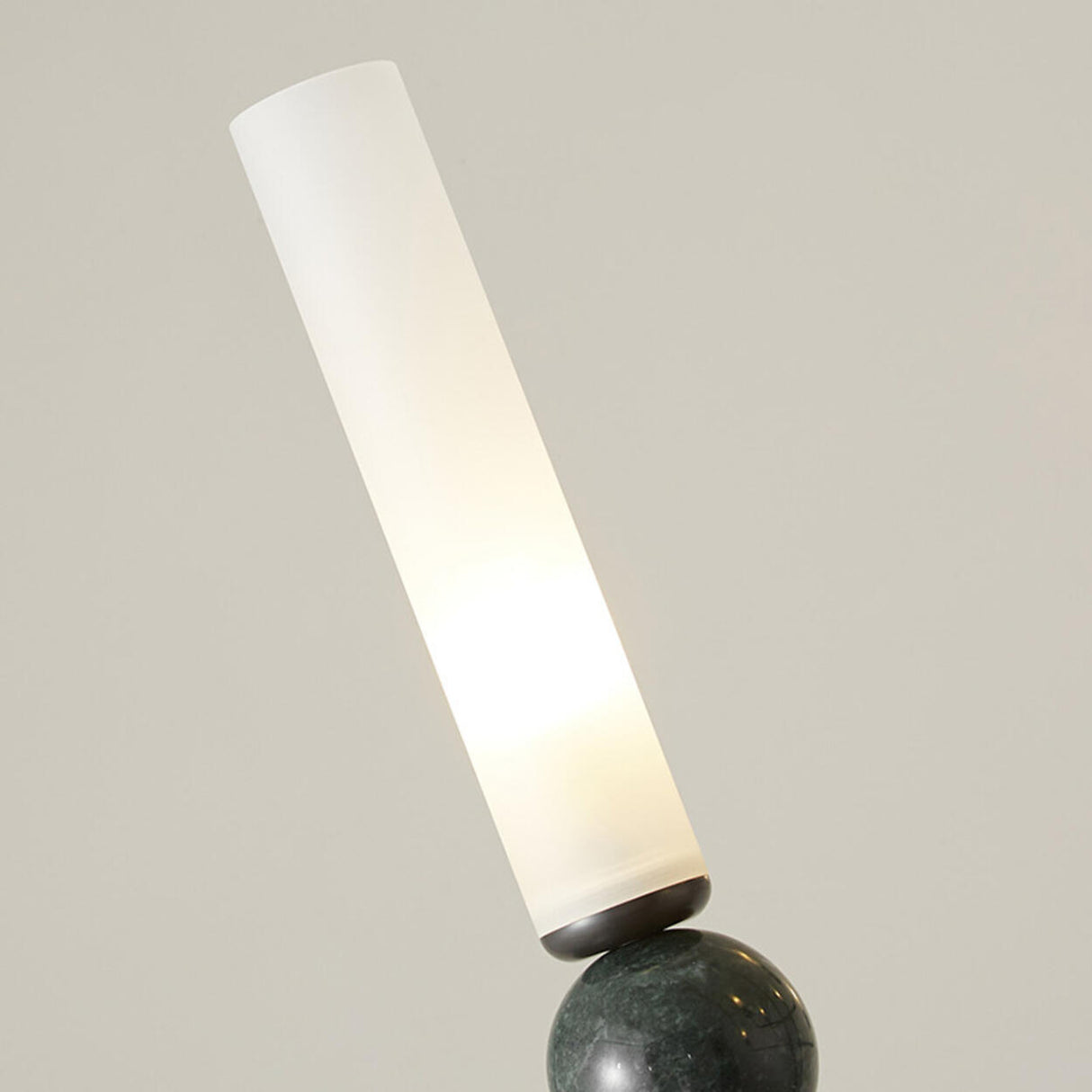 Modern Adjustable Height Geometric Brass Acrylic Chandelier Image - 15