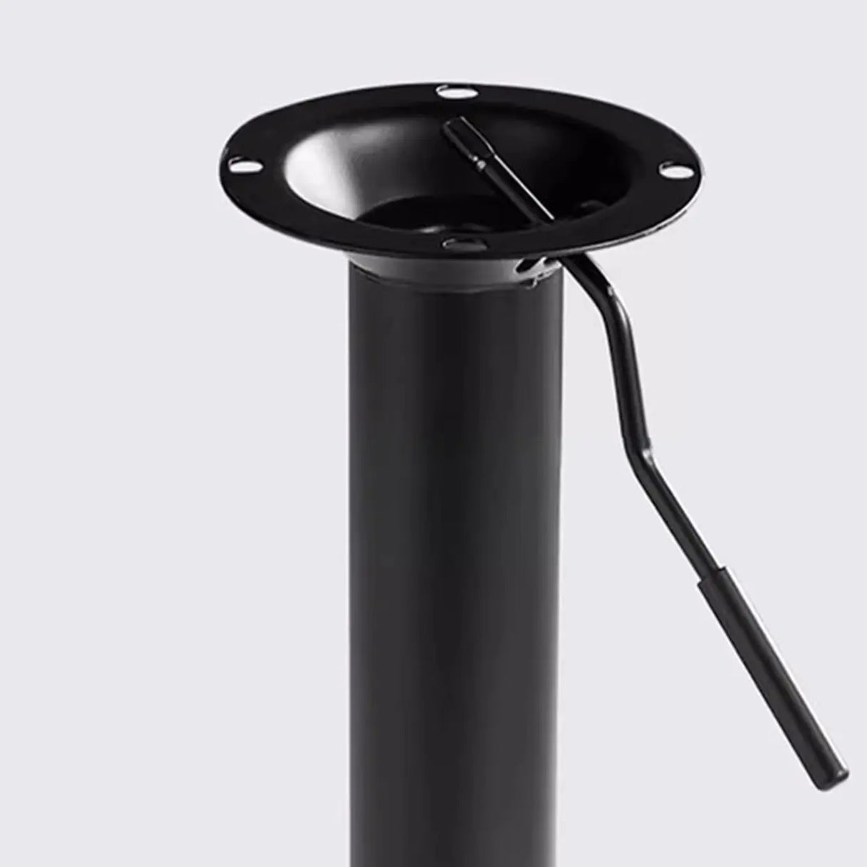 Modern Adjustable Height Rotating Barrel Bar Stools with Arms Image - 8