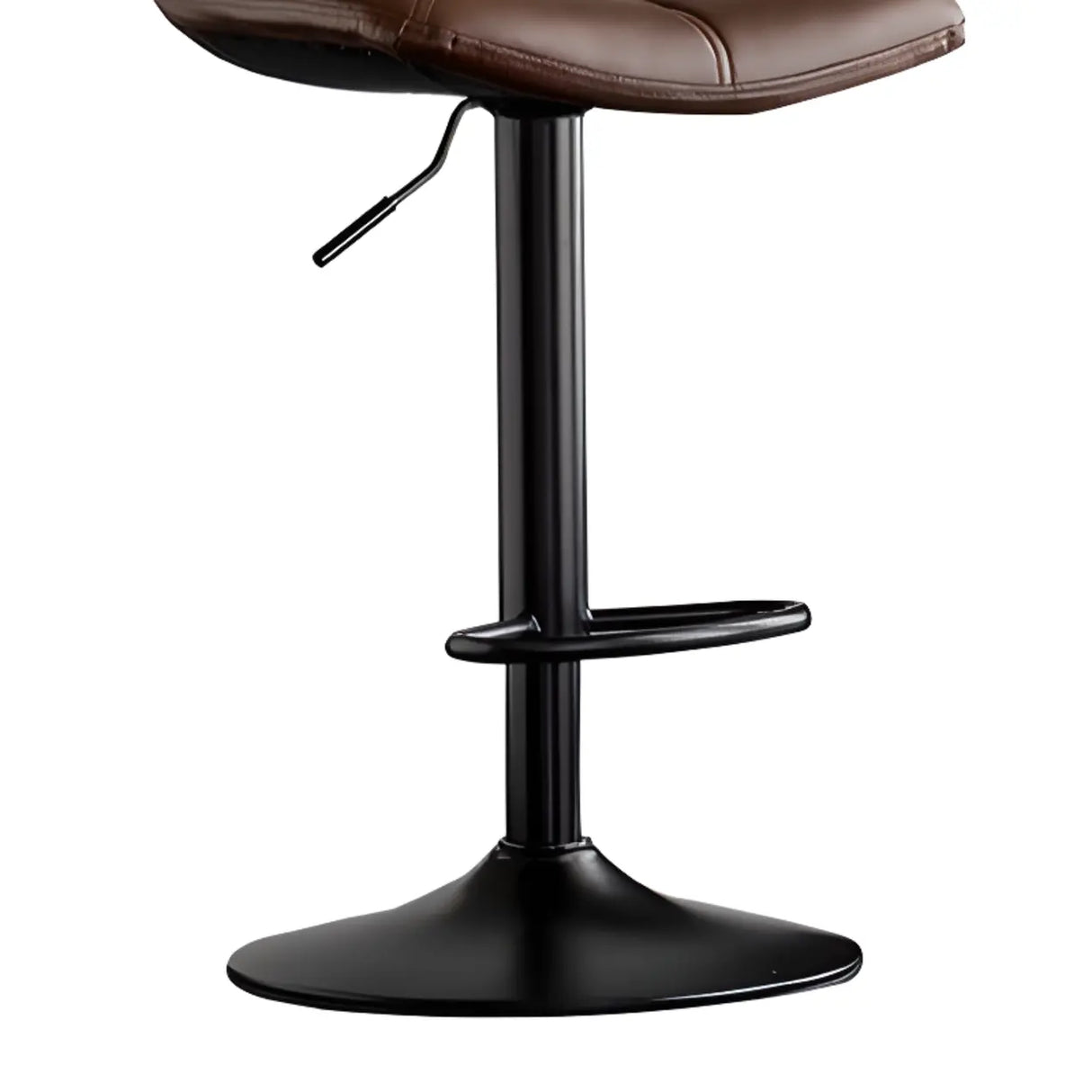 Modern Adjustable Height Square Bar Stools with Rotating Back Image - 8
