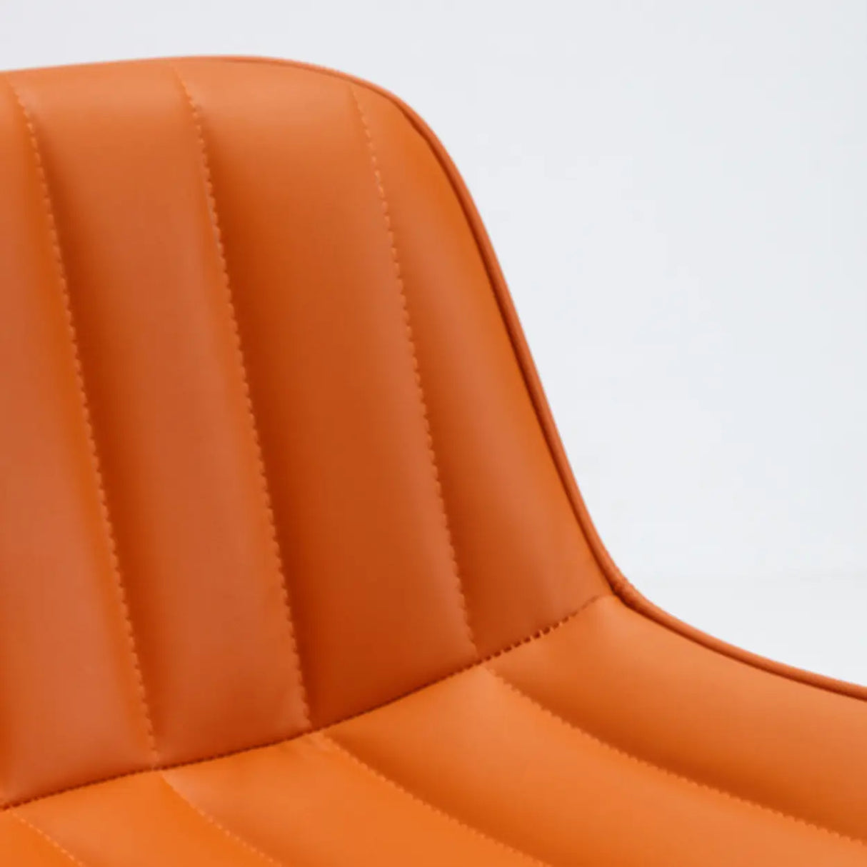 Modern Adjustable Height Swivel Leather Bar Stool with Footrest Image - 10