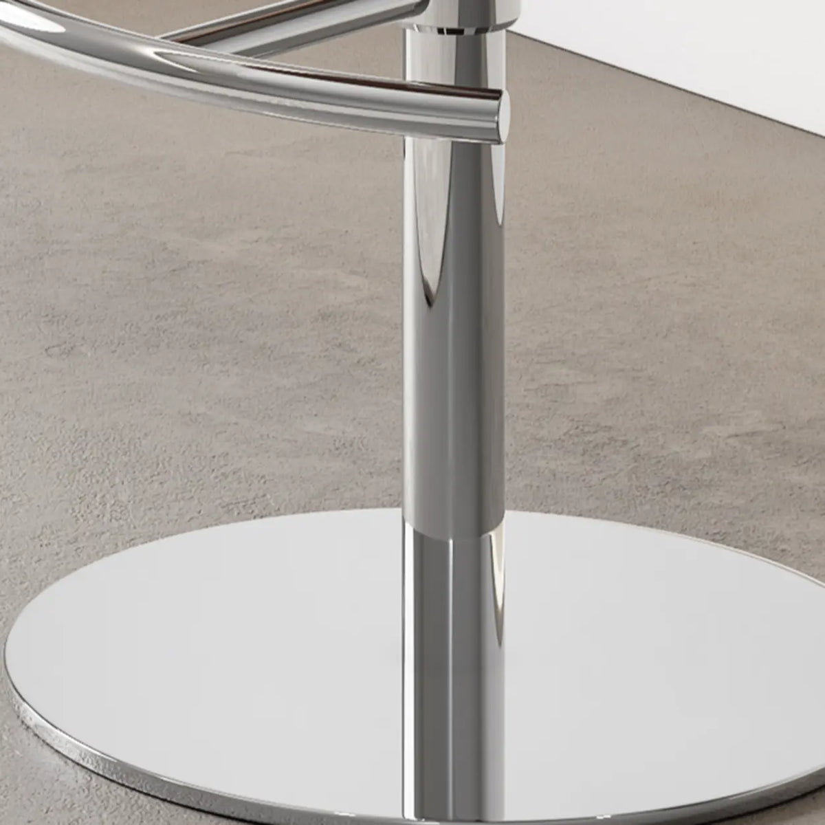Modern Adjustable Swivel Leather Low Back Bucket Bar Stool Image - 6