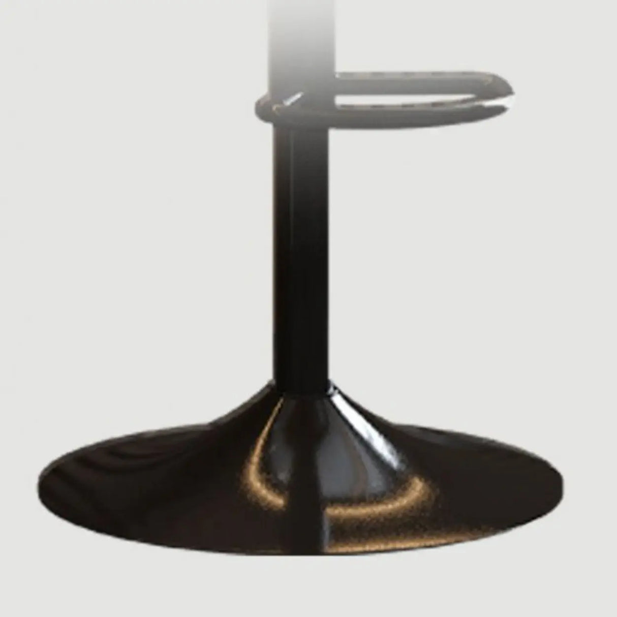 Modern Adjustable Swivel Orange Saddle Bar Stool with Footrest Image - 13