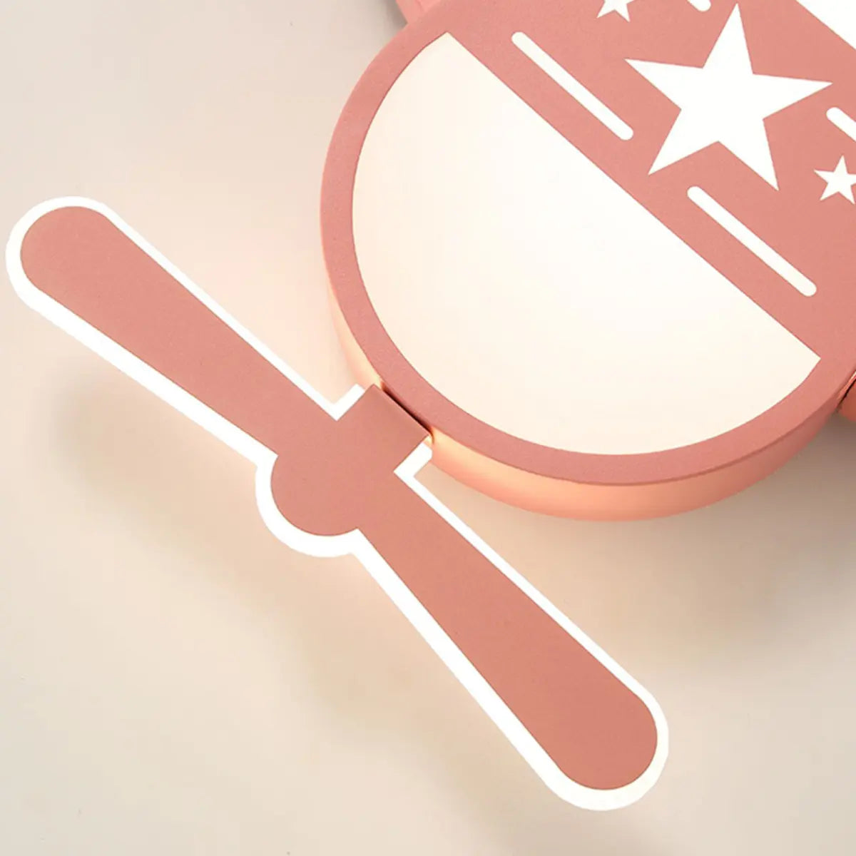 Flush Mount Kids Room Airplane Ceiling Fan with Light Image - 21