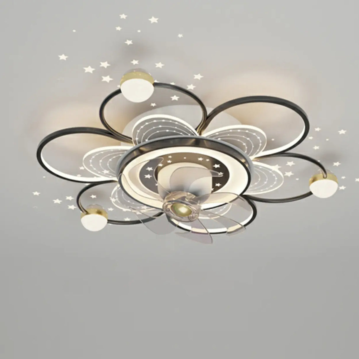 Modern Airplane LED Ceiling Fan Light for Kids Room Image - 18