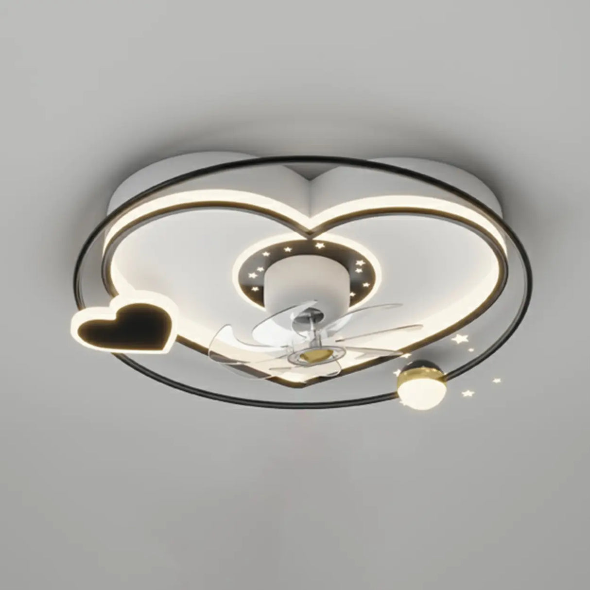 Modern Airplane LED Ceiling Fan Light for Kids Room Image - 20