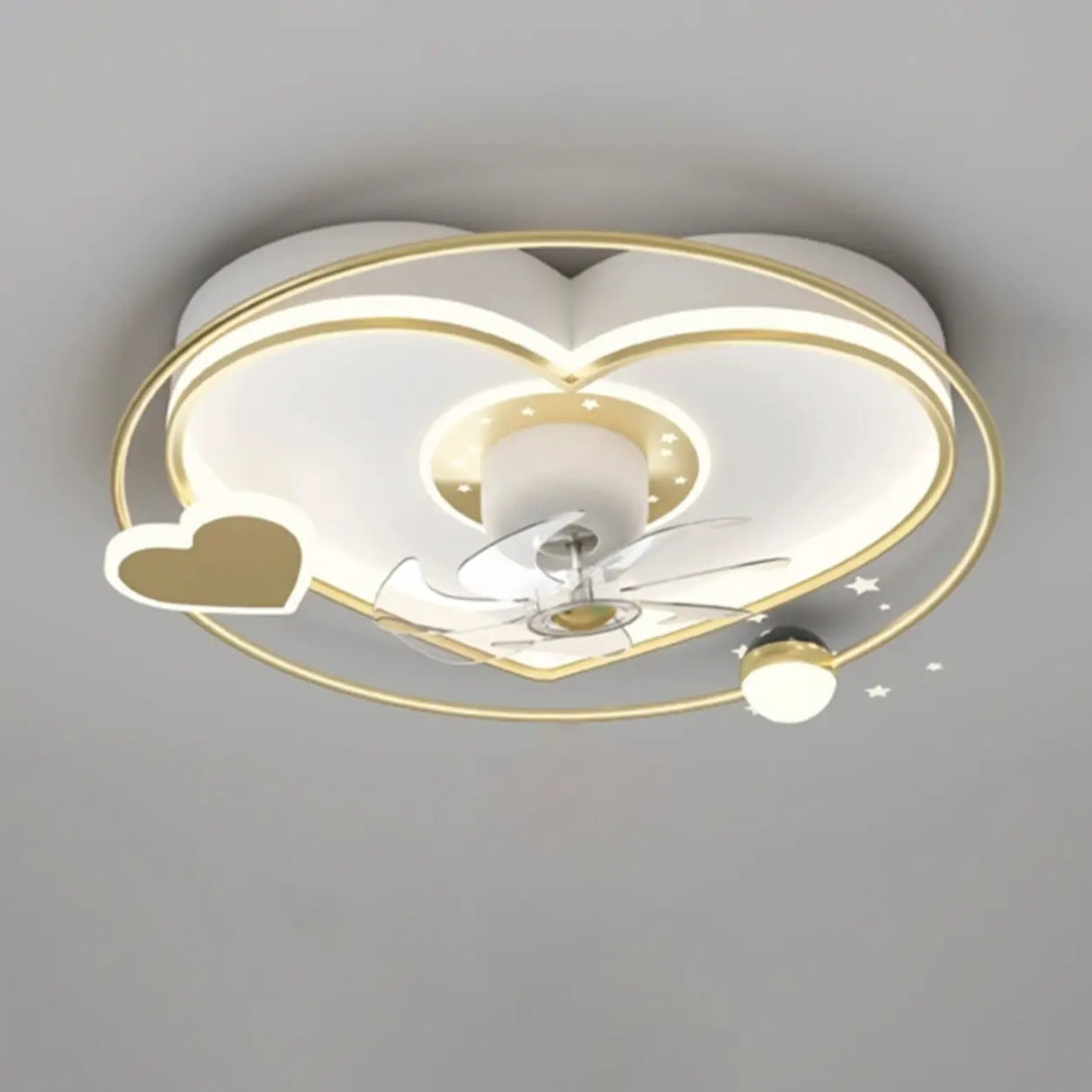 Modern Airplane LED Ceiling Fan Light for Kids Room Image - 8