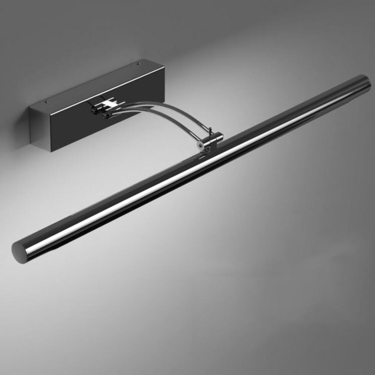 Modern Bathroom Sliver Cylinder LED Vanity Light Image - 13