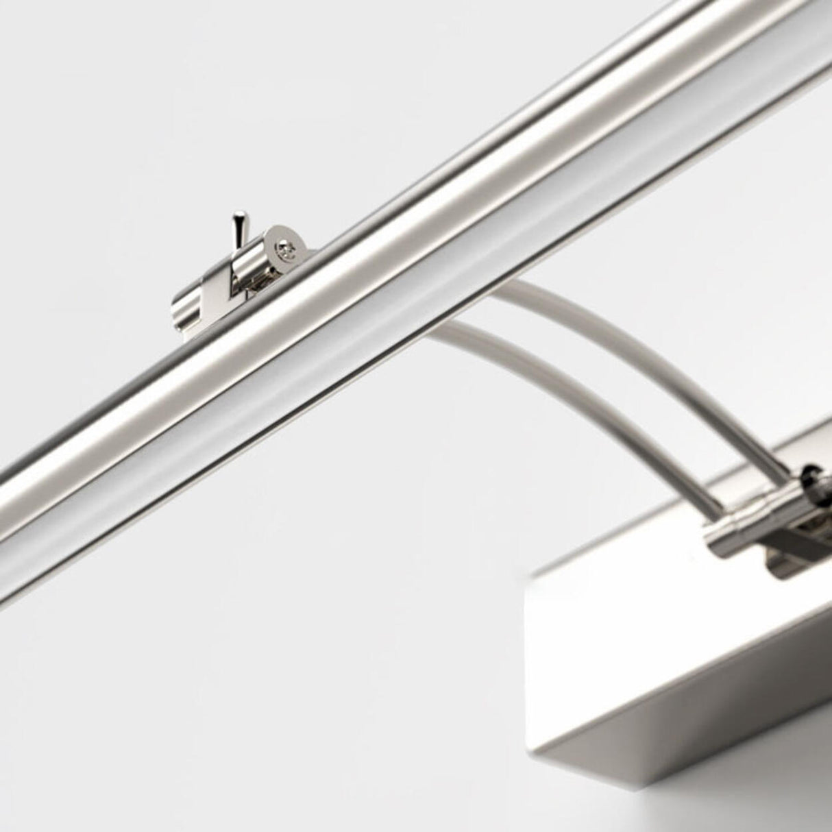 Modern Bathroom Sliver Cylinder LED Vanity Light Image - 15