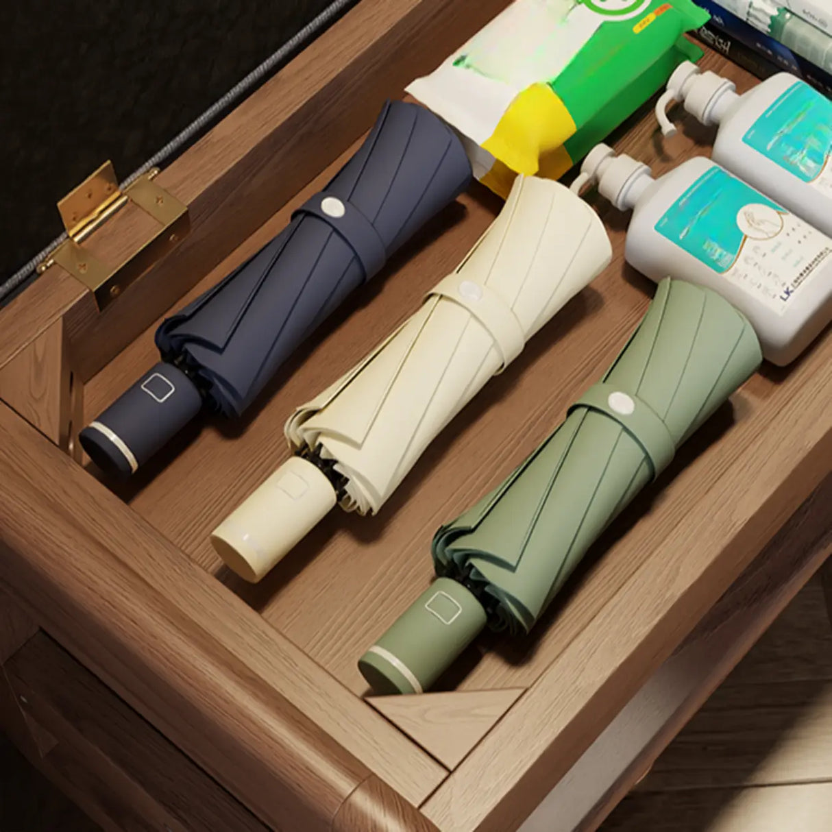 Modern Bench Wood Entryway Brown 2-Tier Shoe Storage Image - 16