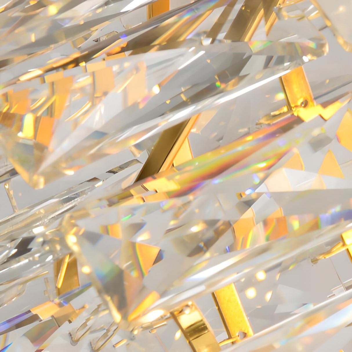 Modern Black and Clear Crystal Tiered Chandelier Image - 11