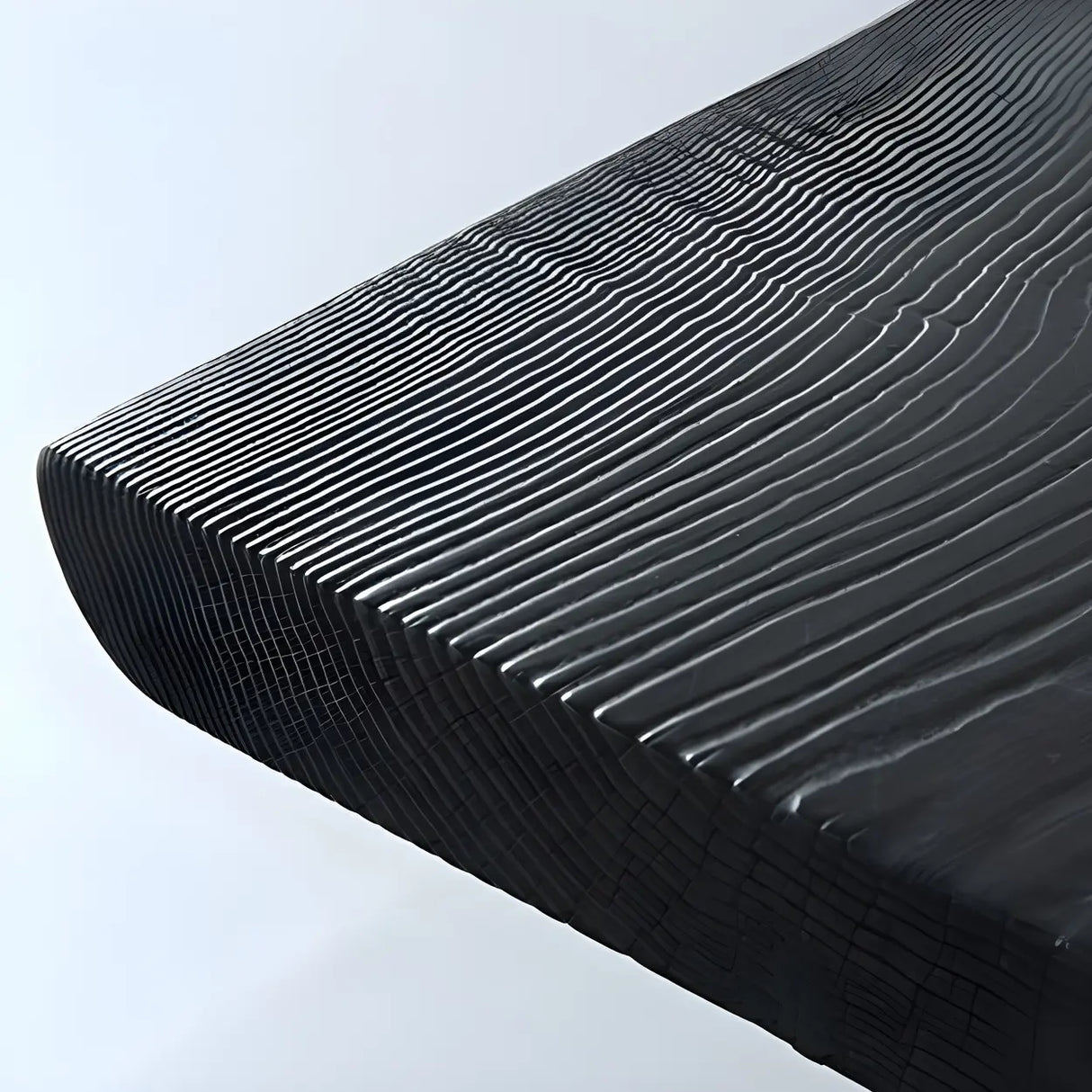 Modern Black and White Minimalist Counter Height Bar Table Image - 6