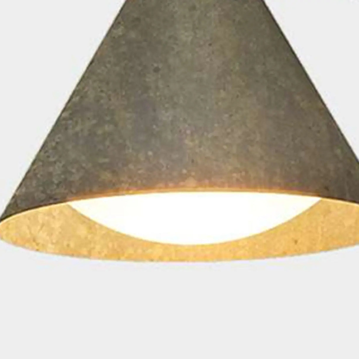 Modern Black Cone Metal Exterior LED Wall Sconce Image - 9