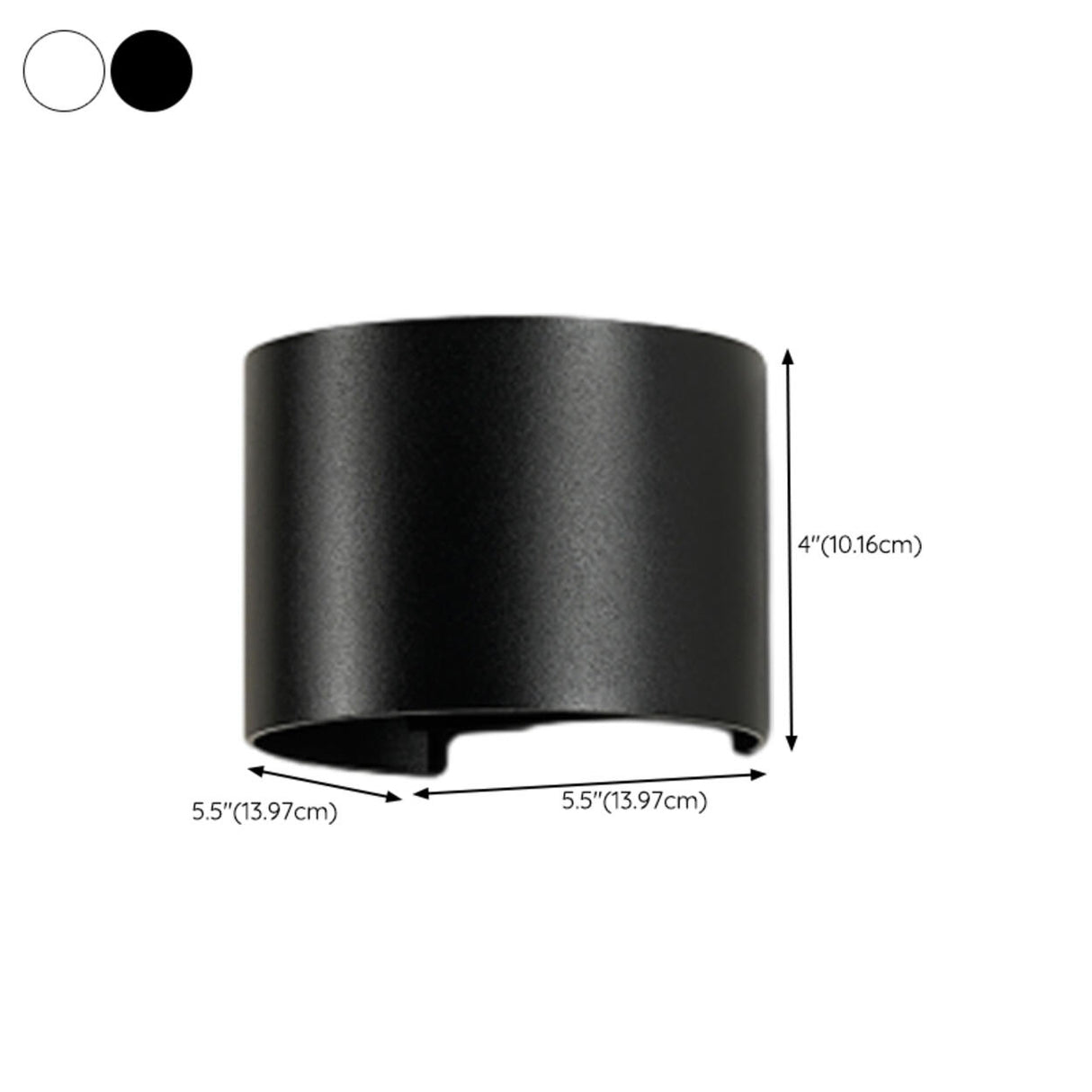 Modern Black Cube Outdoor Up Down Wall Sconce Image - 24