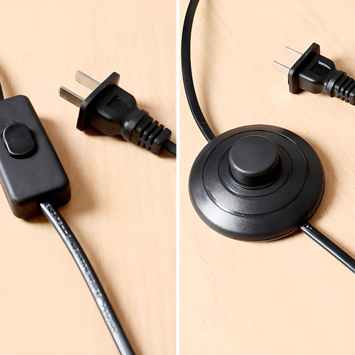 Modern Black Dual-Layered Fabric Drum Floor Lamp Image - 12