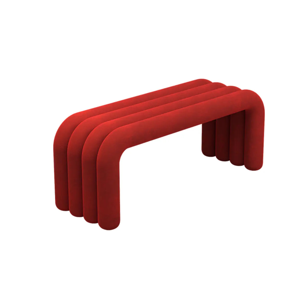 Modern Black Entryway Bench with Shoe Storage Space Image - 3