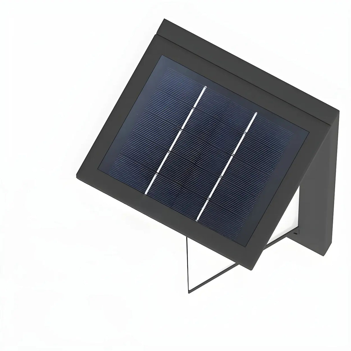 Modern Black Metal Geometric Outdoor LED Wall Light Image - 15