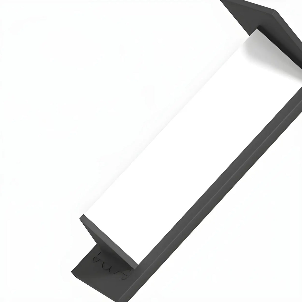 Modern Black Metal Geometric Outdoor LED Wall Light Image - 16