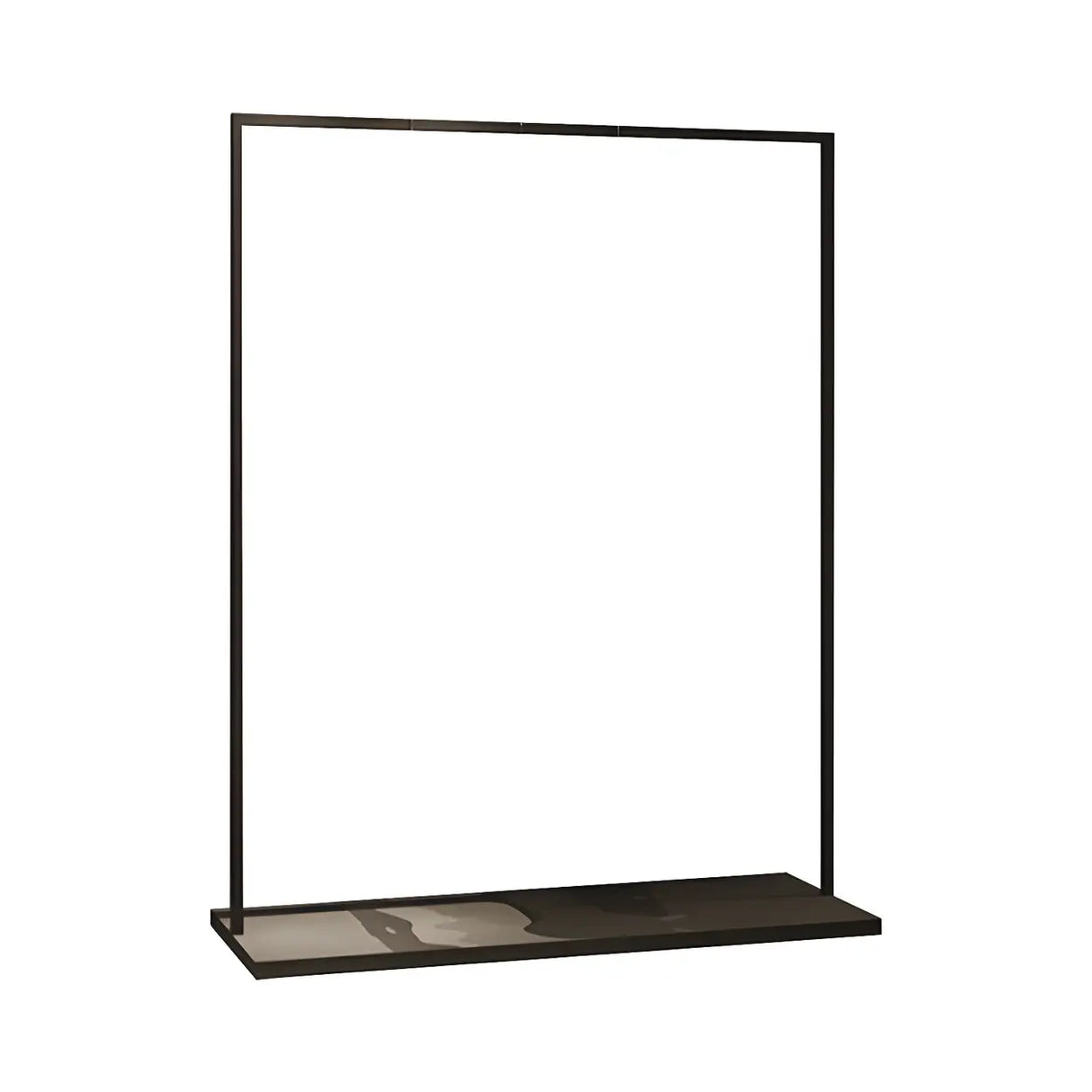 Modern Black Metal Large Standing Garment Display Rack Image - 9