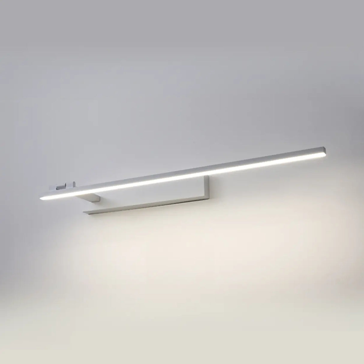 Modern Black Rectangular Bathroom Vanity Light Image - 11