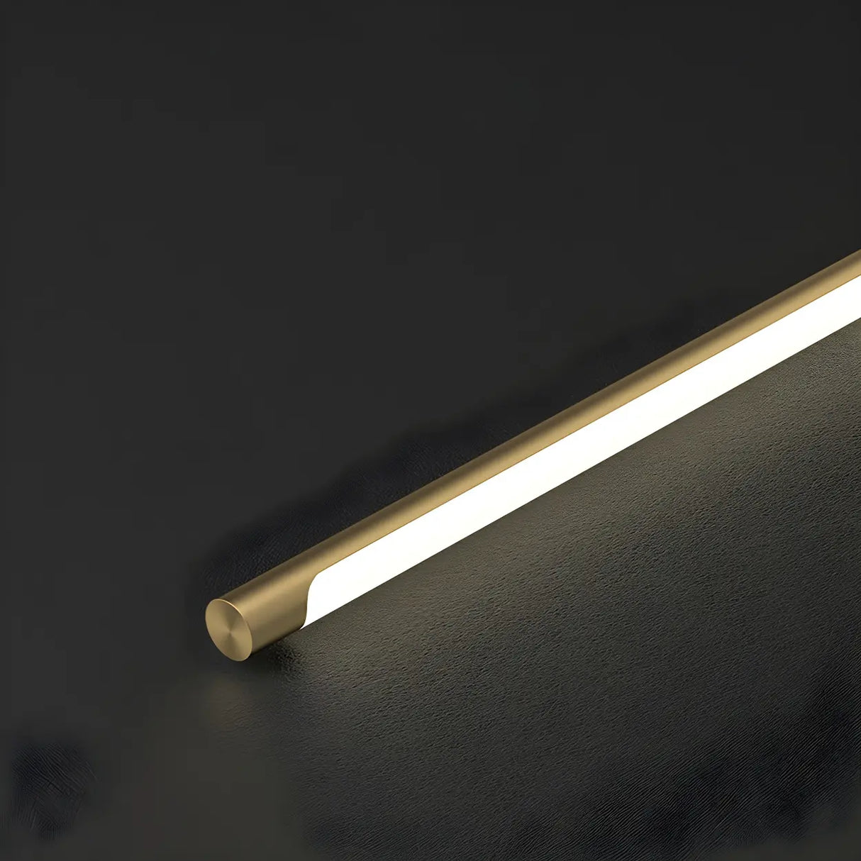 Modern Brass Ring and Linear Kitchen Island Light Image - 10