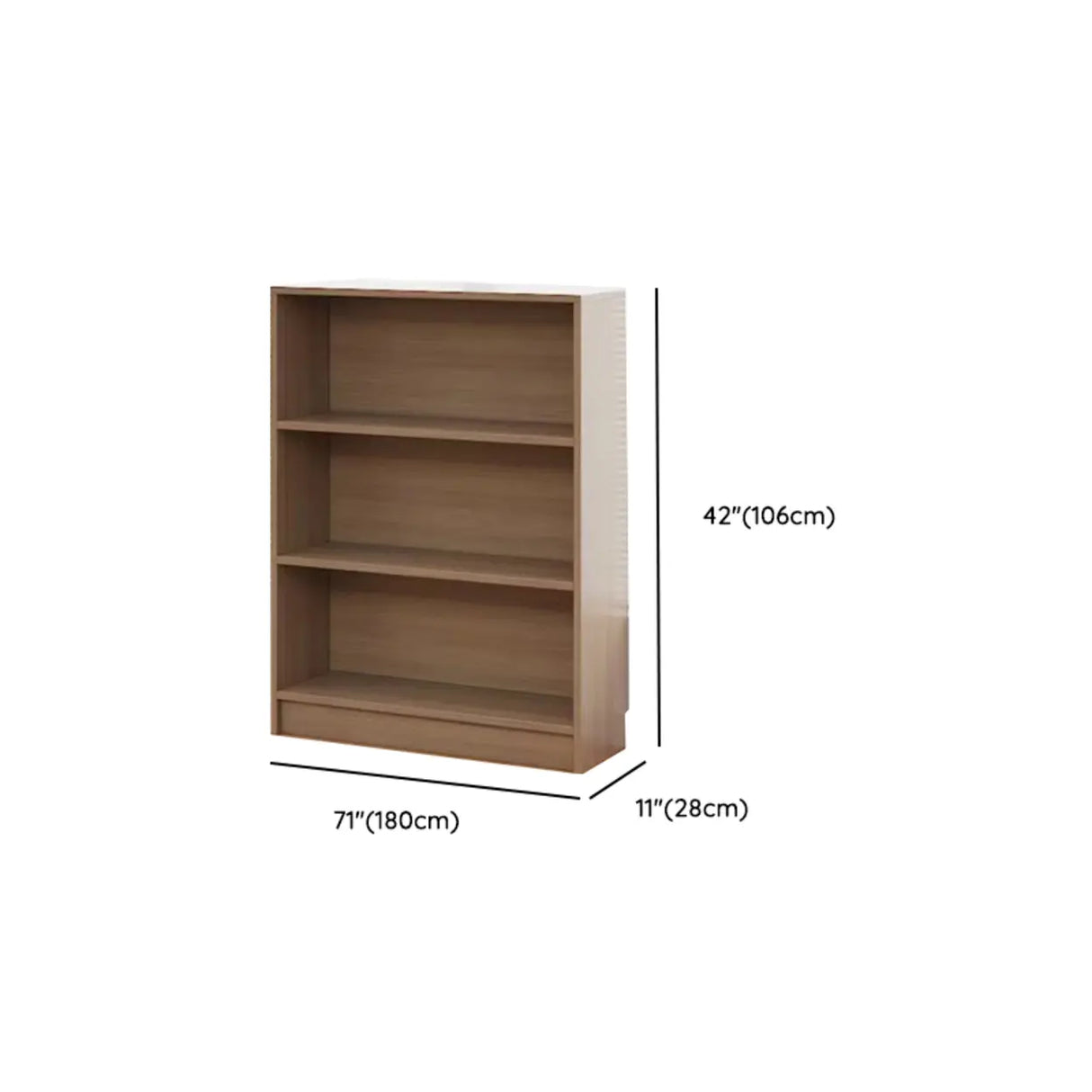 Modern Brown Cube Modular Wooden Storage Bookcases Image - 23