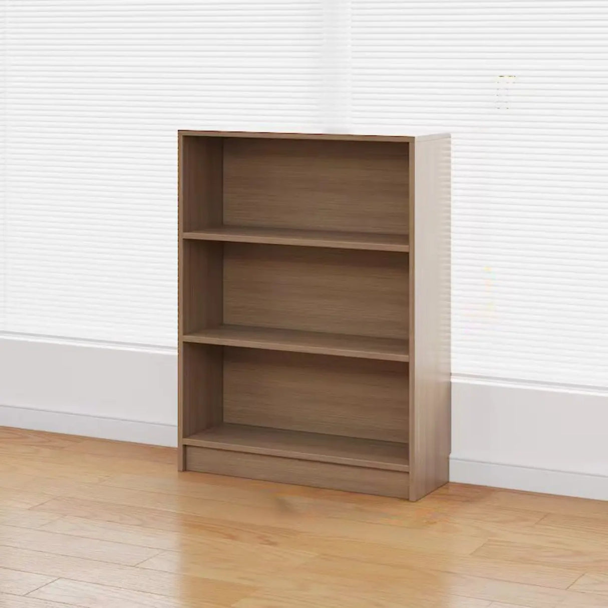 Modern Brown Cube Modular Wooden Storage Bookcases Image - 7